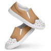 White Sprinkle Women’s slip-on canvas shoes
