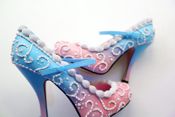 Cotton candy pink heels sale