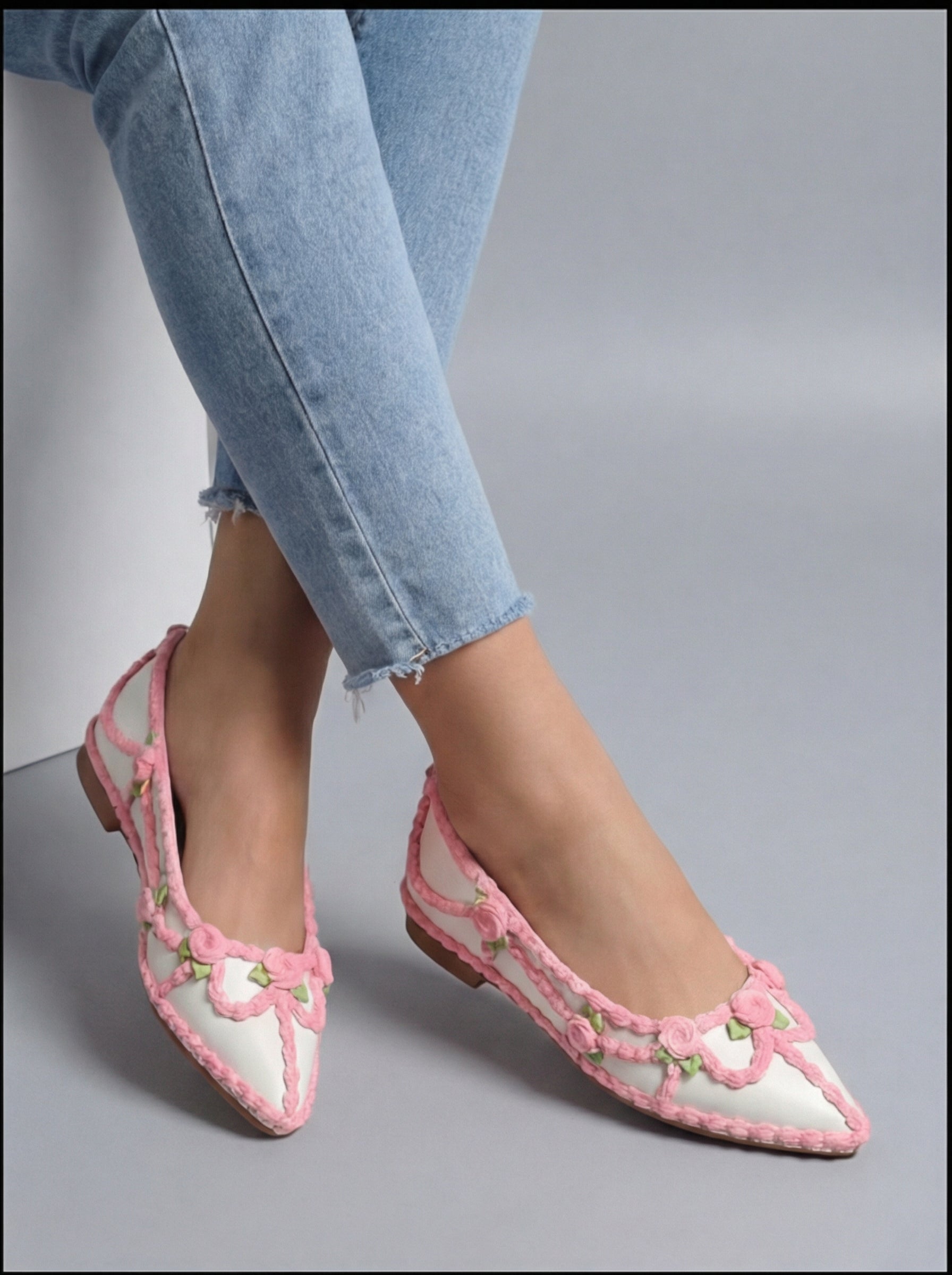 Confection Pointed Toe Flats