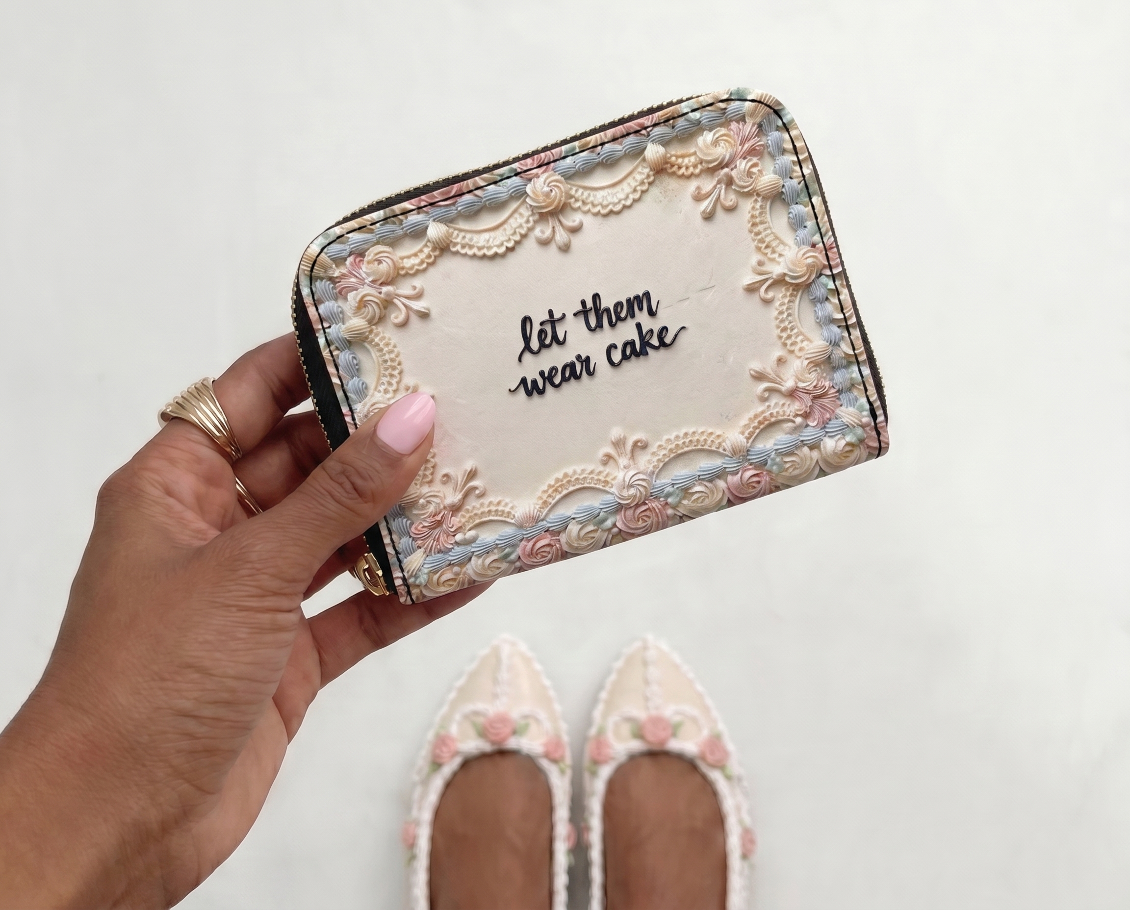 Confection Mini Wallet - Let Them Eat Cake