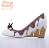 Baked and Ready Ice Cream Wedge Sz 7 | 2.5 inch heel height
