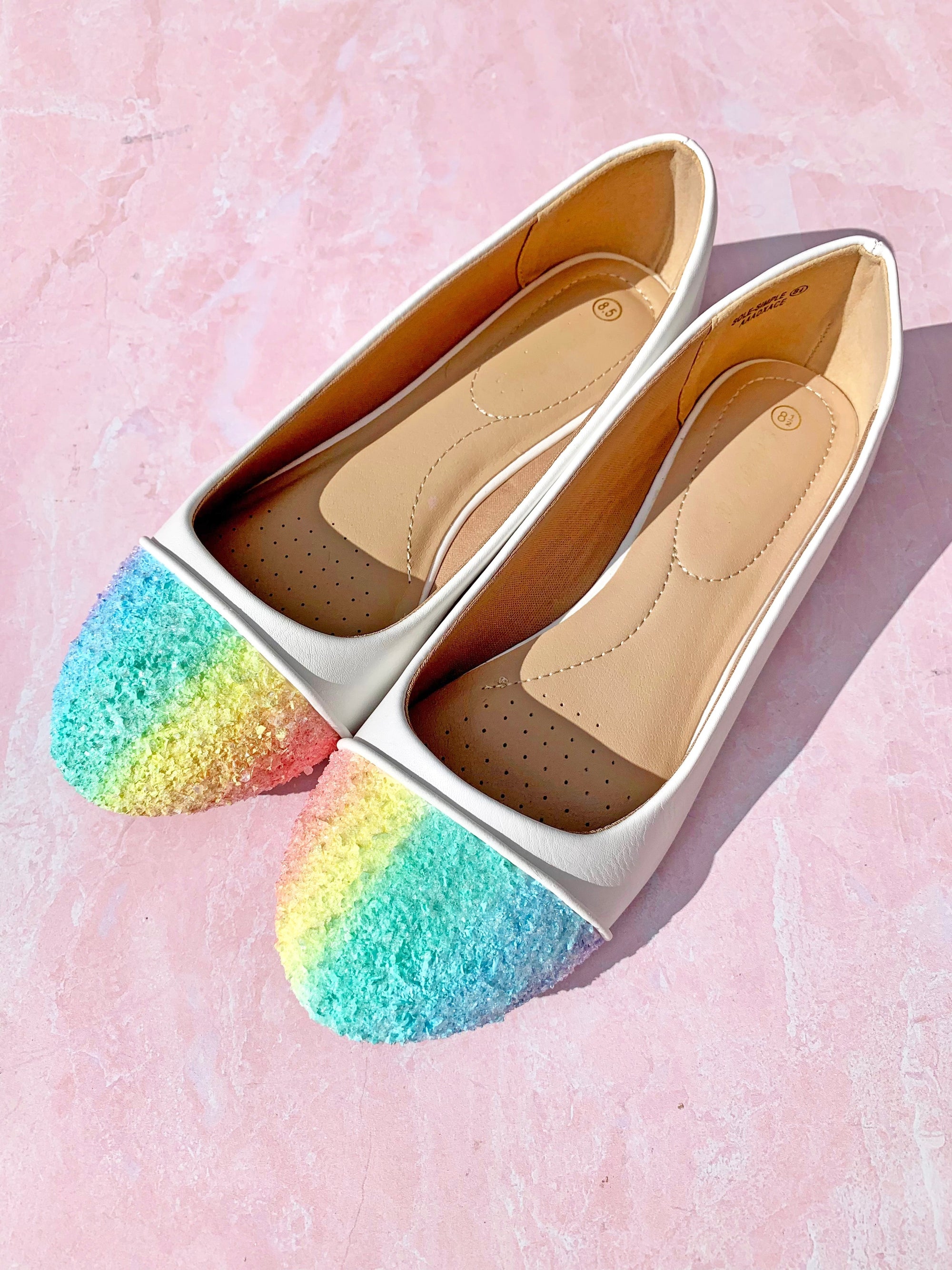 Baked and Ready Snow Cone Flats sz 9