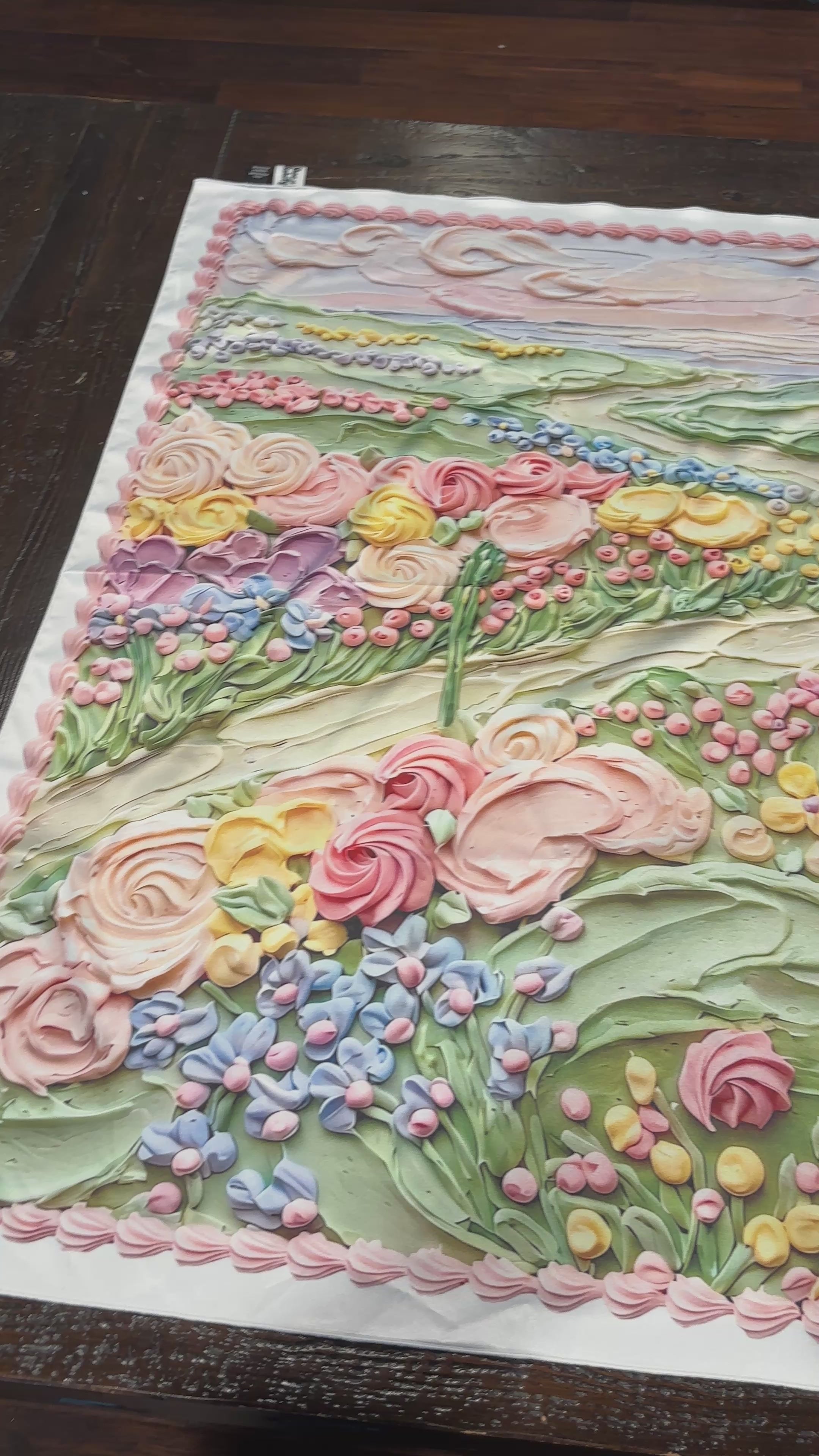 Frosted Fields scarf