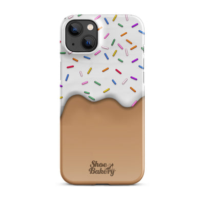 White Sprinkle Snap case for iPhone®