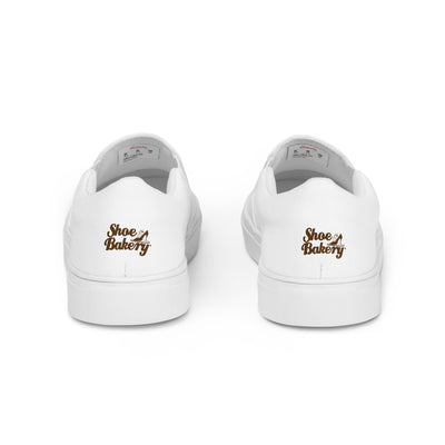 Icing Heart Women’s slip-on canvas shoes - White