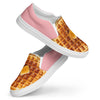 Waffle Women’s slip-on canvas shoes-Pink
