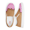 Pink Sprinkle Women’s slip-on canvas shoes