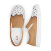 White Sprinkle Women’s slip-on canvas shoes