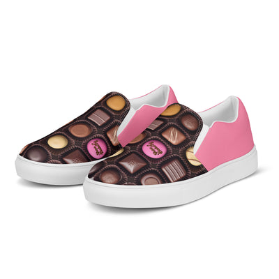 Box of Chocolates slip-on shoes -Pink