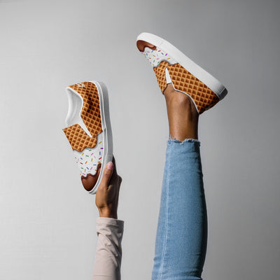 Vanilla Ice Cream Women’s slip-ons