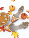 Baked and Ready Limited Edition Pumpkin Pie Flats Sz 8.5