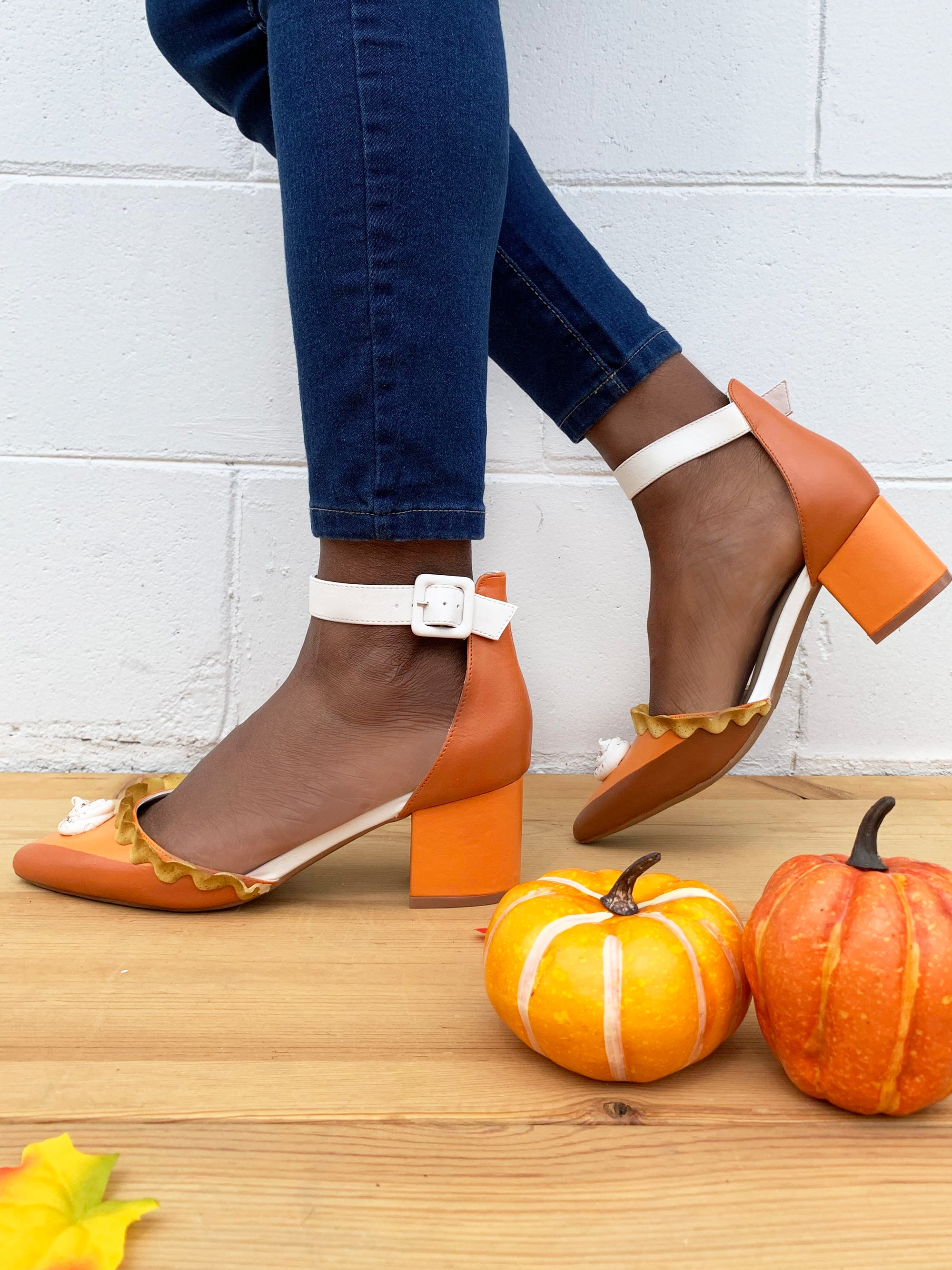 Limited Edition Pumpkin Pie 2.5'' Heels - Shoe Bakery