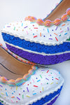 Rainbow Cake Wedges