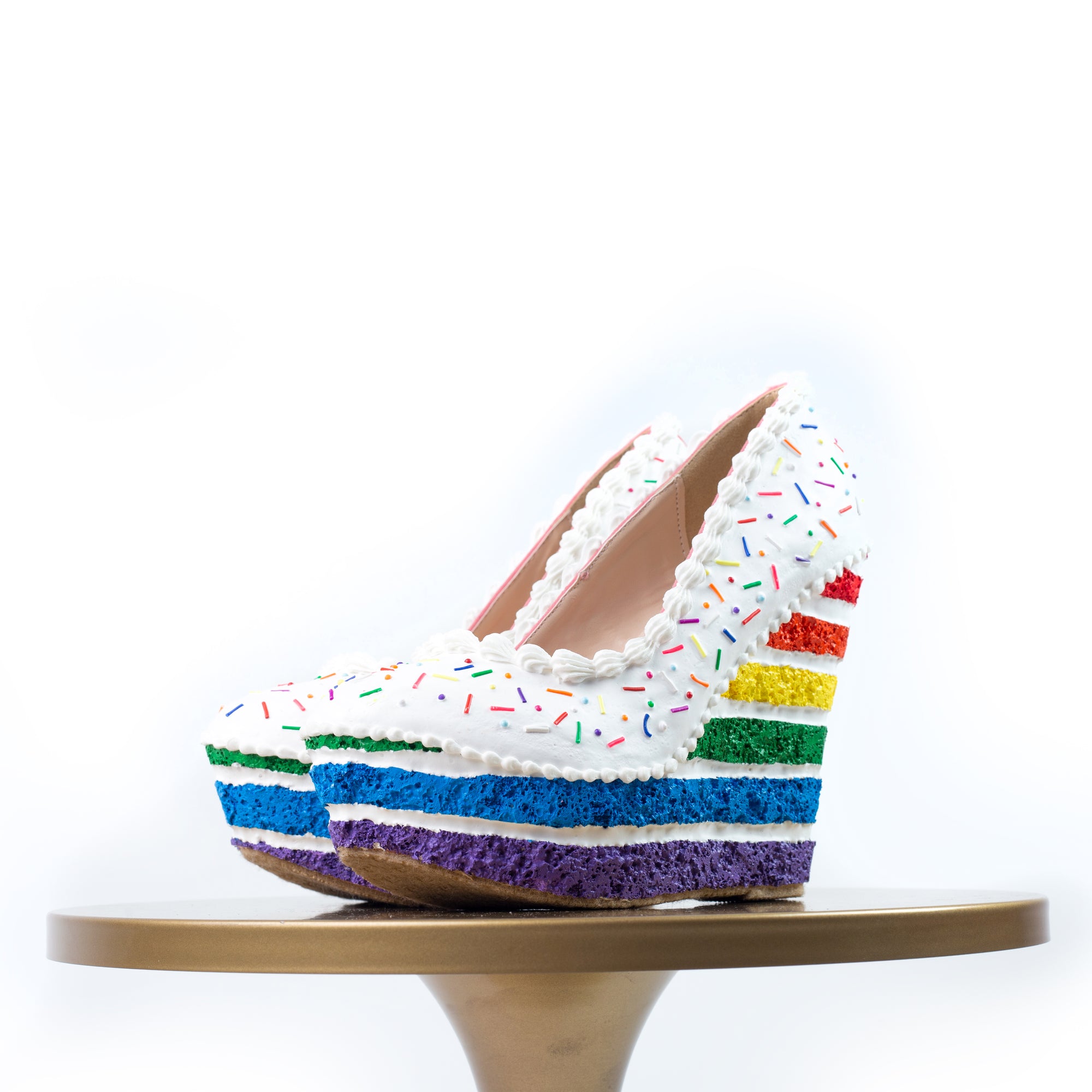 Rainbow wedges best sale