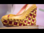 All Pink Cake Wedges
